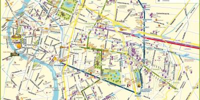 Карта Бангкока вулиця