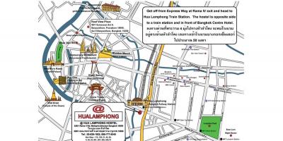 Залізничний вокзал Хуа лампонг карті