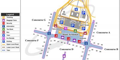 Аеропорт БКК карті