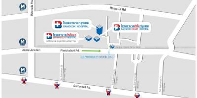 Карту лікарня Бангкока 