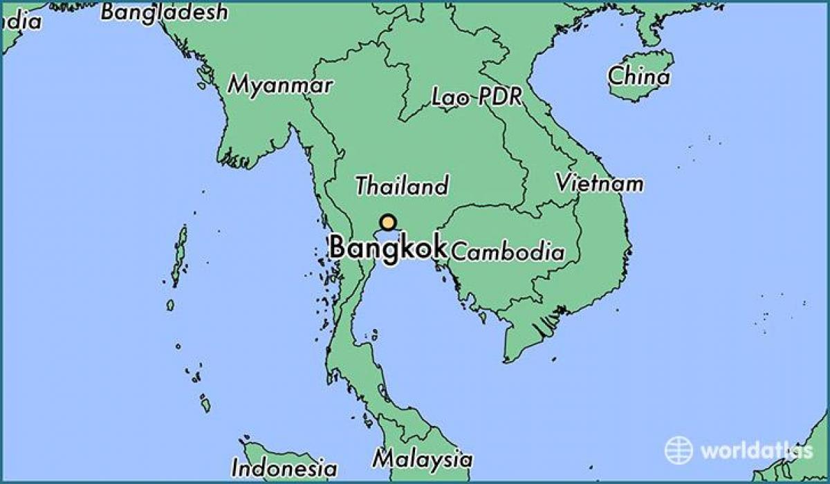 карта Бангкока країні