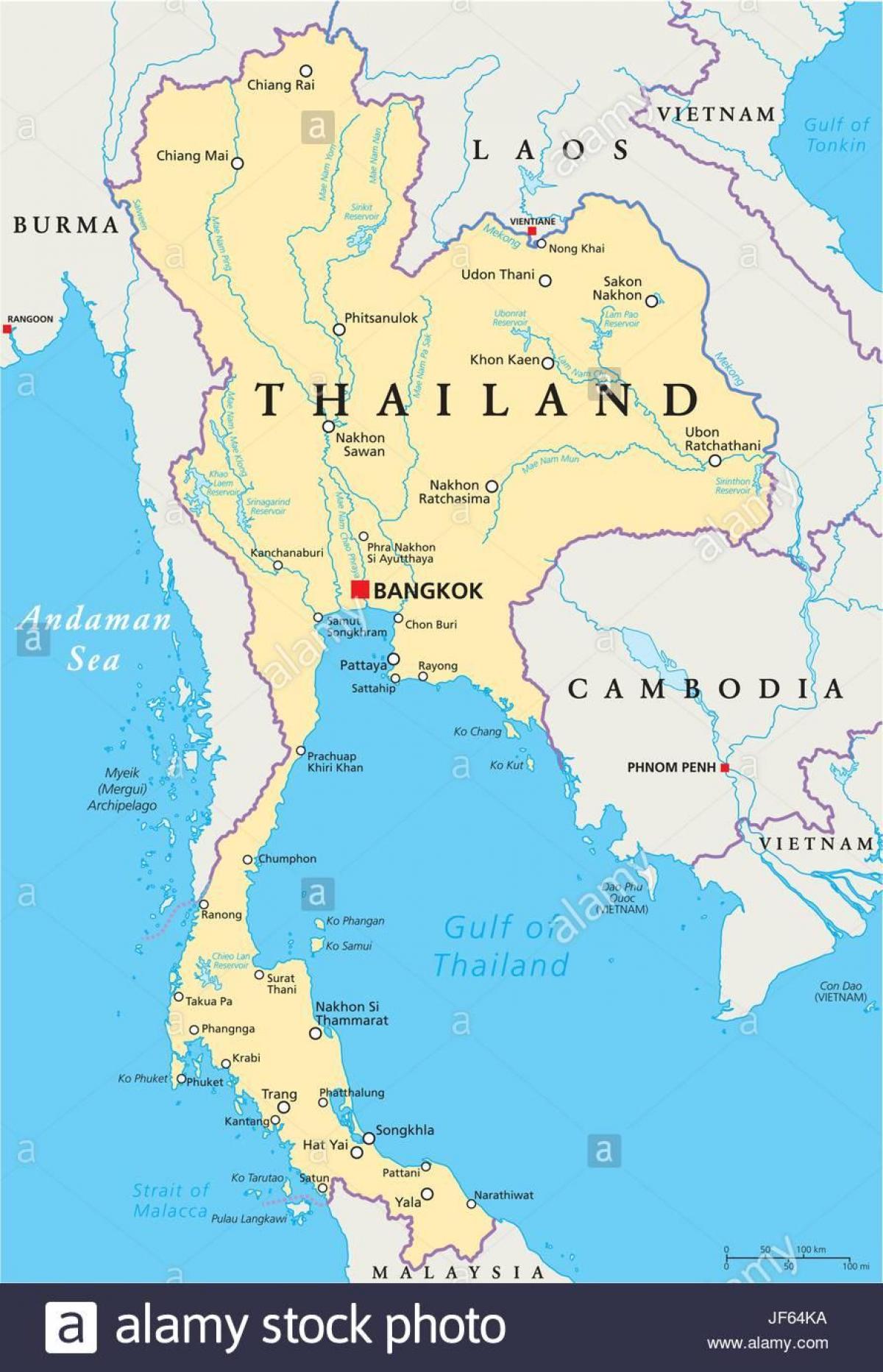 Бангкок на карті світу