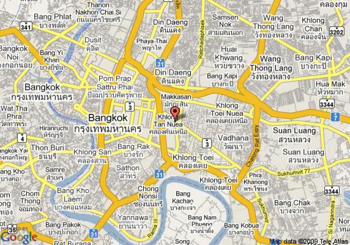 карта сукхумвіт Бангкок