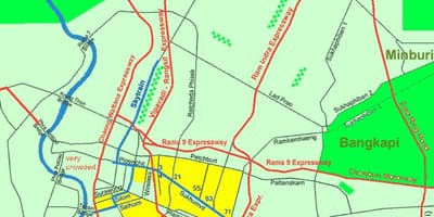 Бангкок центр міста карта