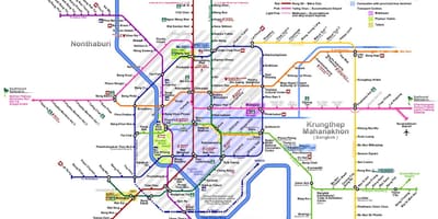 Транзитної карті Бангкока