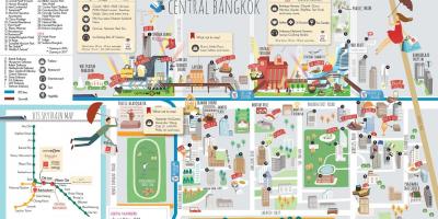 Торговий центр в Бангкоку на карті